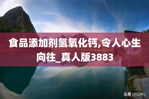 食品添加剂氢氧化钙,令人心生向往_真人版3883