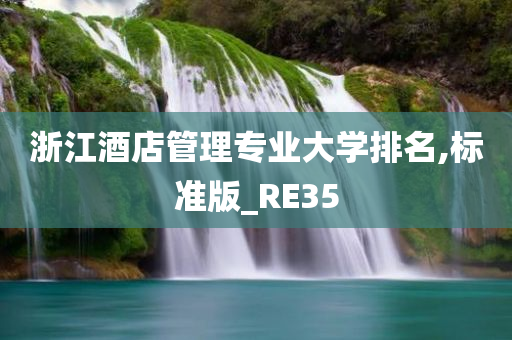 浙江酒店管理专业大学排名,标准版_RE35