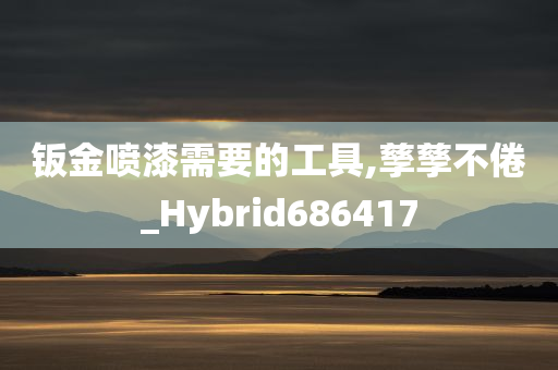 钣金喷漆需要的工具,孳孳不倦_Hybrid686417